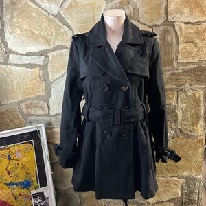 Yoki Collection Black Trench Coat